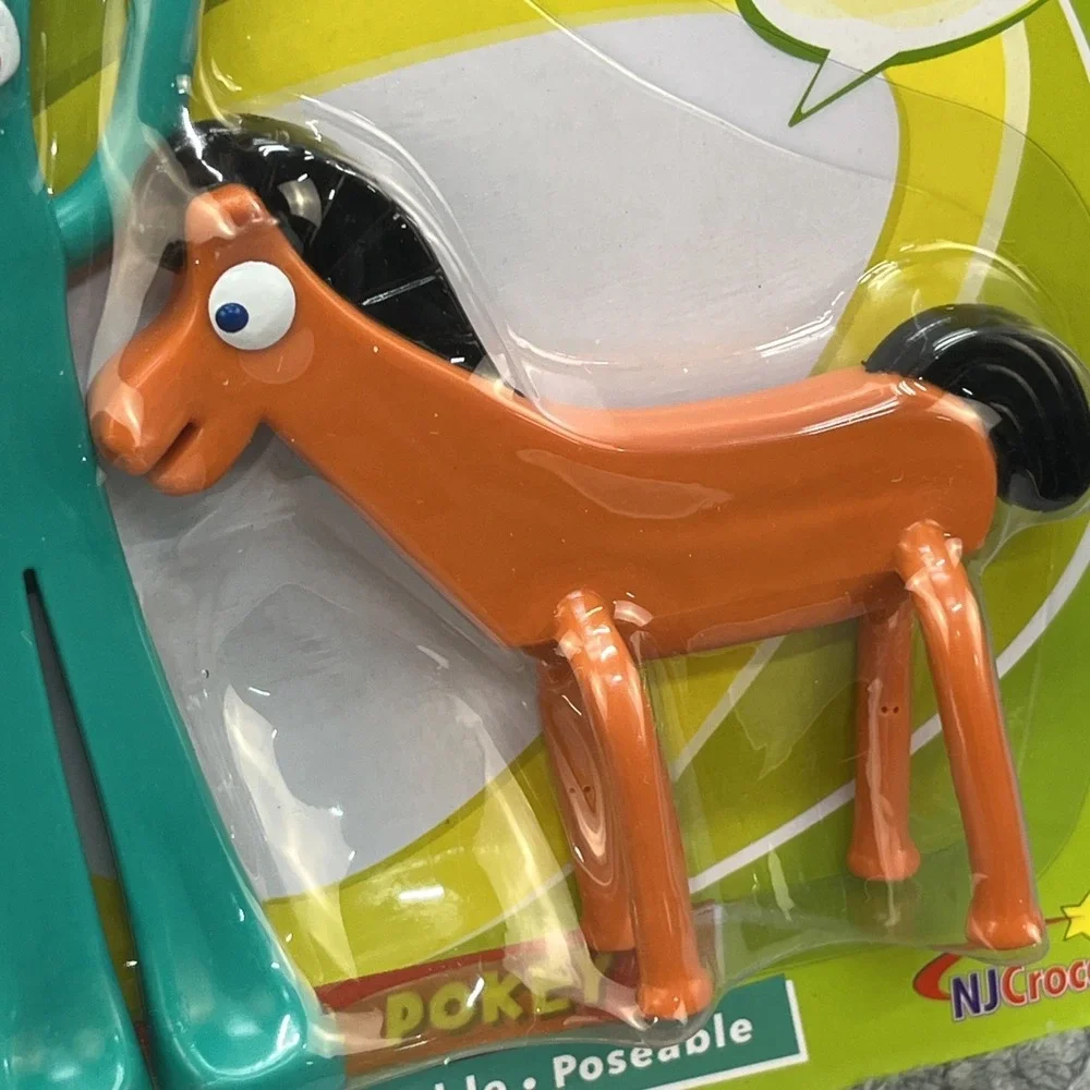 NEW Gumby‎ & Pokey 6 inch Bendable - Posable Collectible Super Fun!